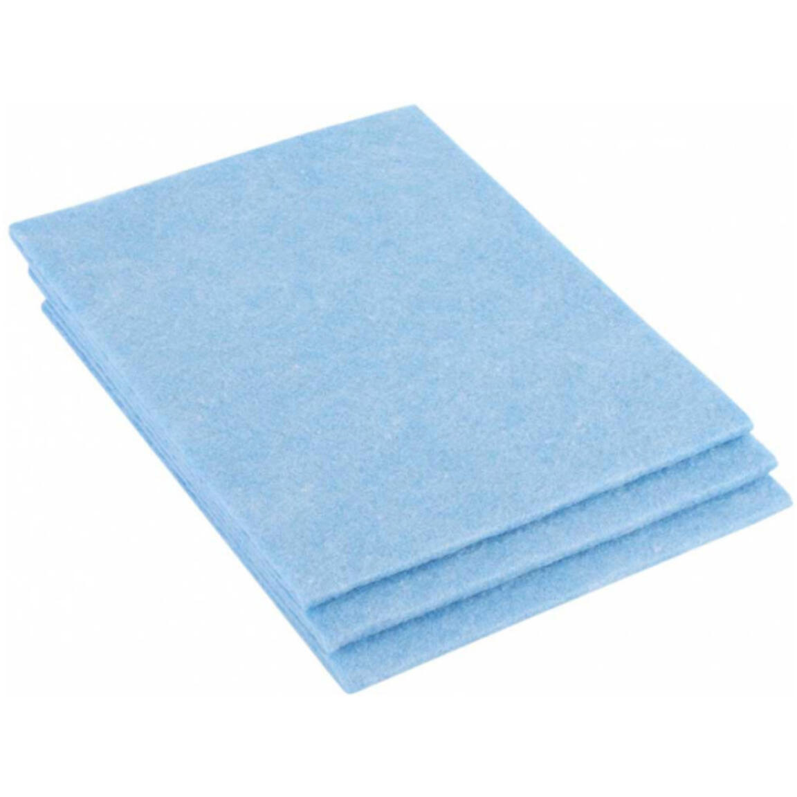 Салфетка ВИСКОЗА 30*38см 80гр/м2 (3шт в упаковке) ГОЛУБАЯ 1/150
