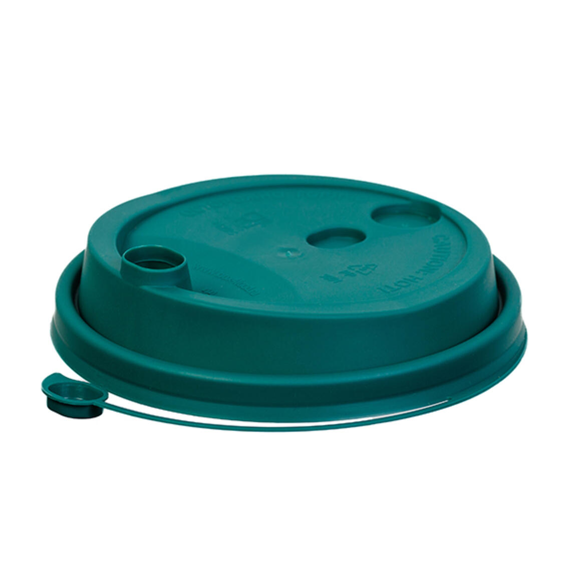 Крышка с питейником ОЗЛП 90 мм, Матовая Темно-Зеленая, арт.3001М/т-зел, 1/50/1000.