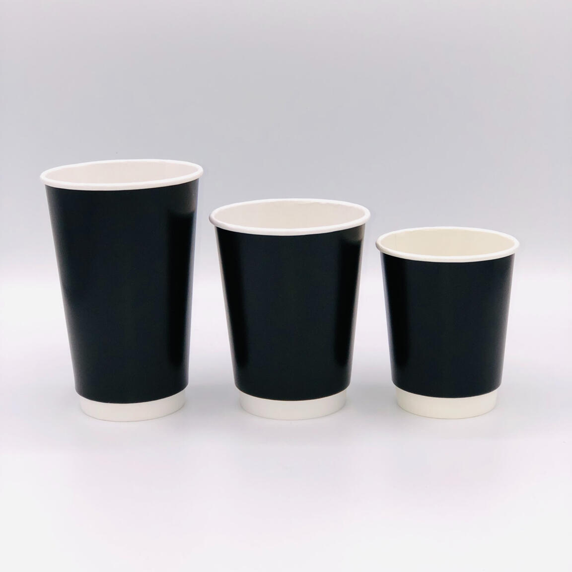 Стакан двухслойны, ЛигаПак 350 мл, ЧЕРНЫЙ 1/25/500