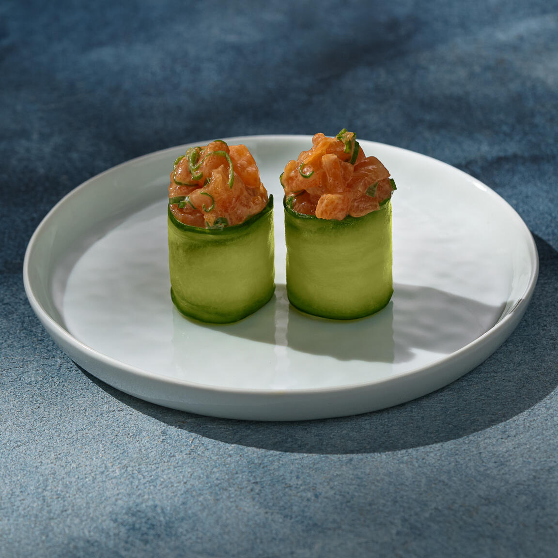 Salmon Cucumber Gunkan