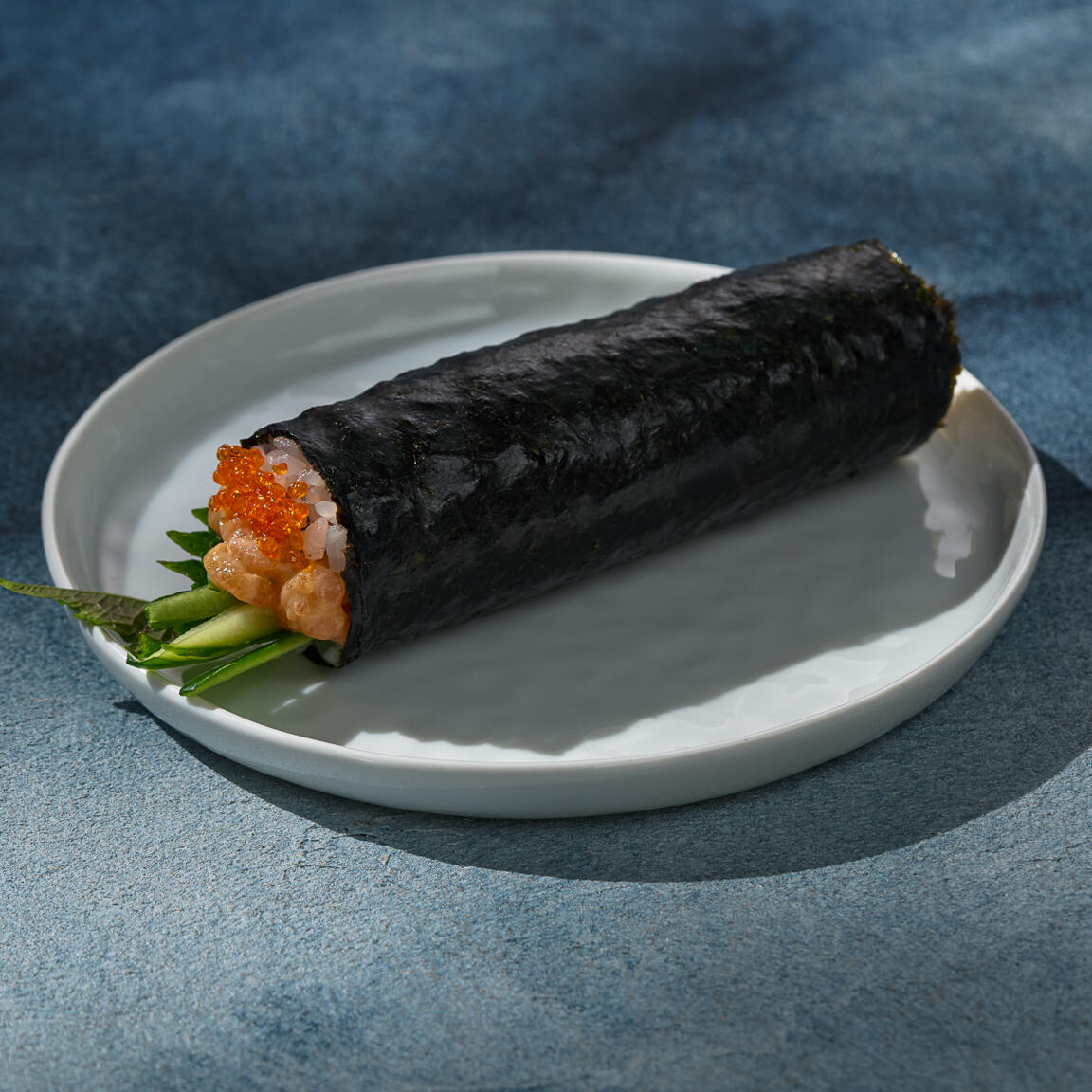Salmon Tobiko Sushi Hand Roll