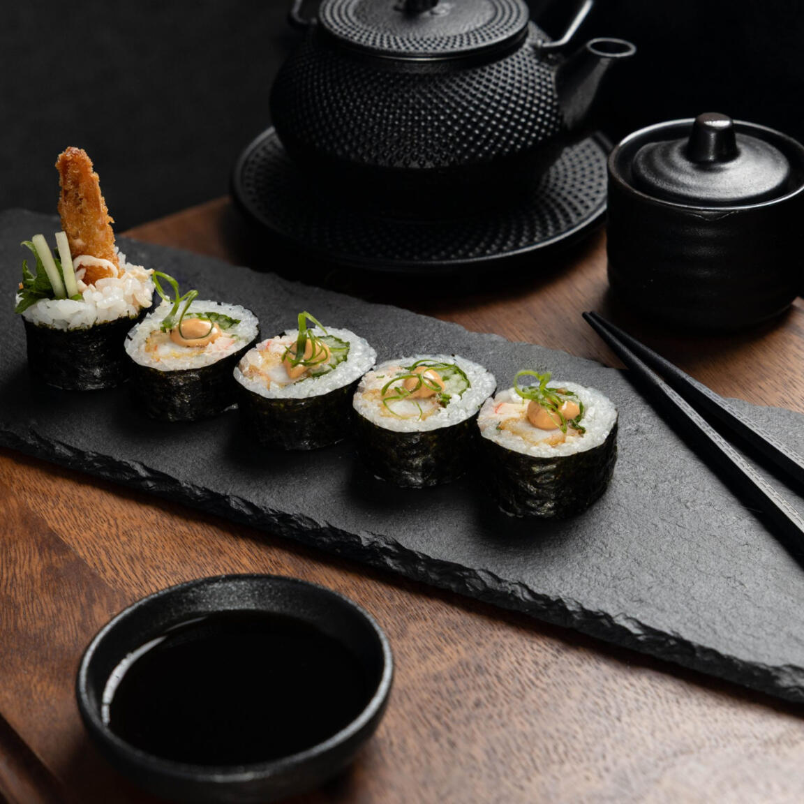 Prawn Tempura Sushi Roll