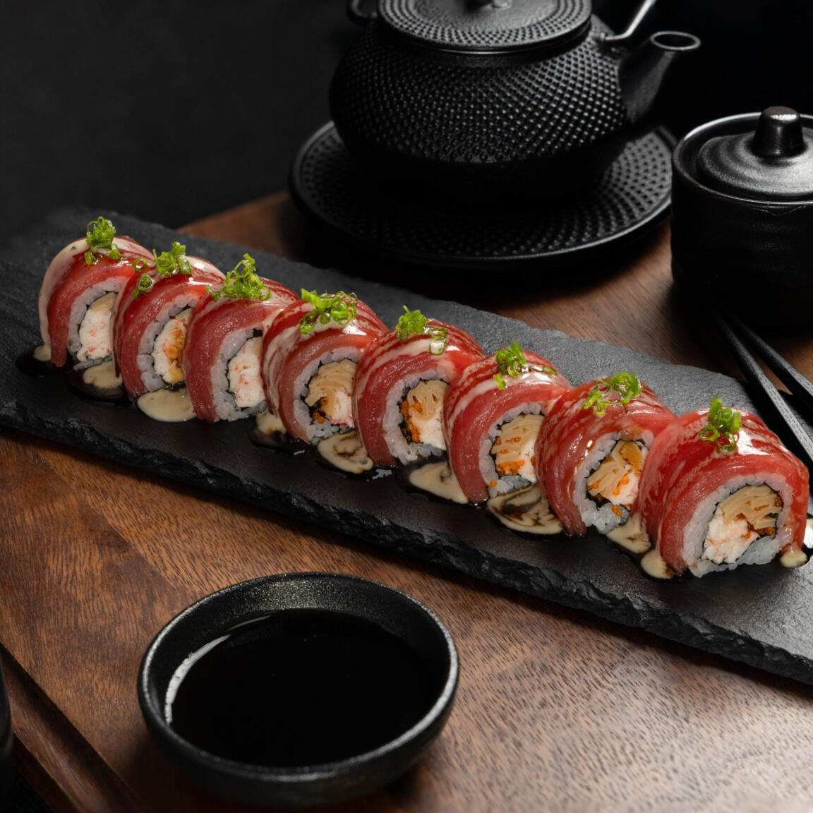Tuna Crab Truffle Sushi Roll