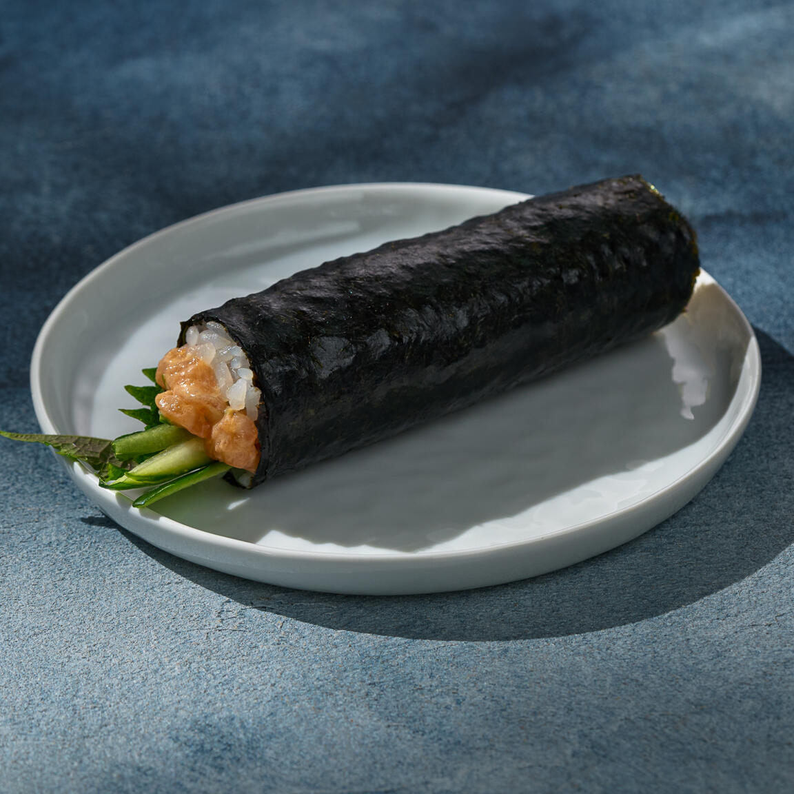 Spicy Salmon Sushi Hand Roll