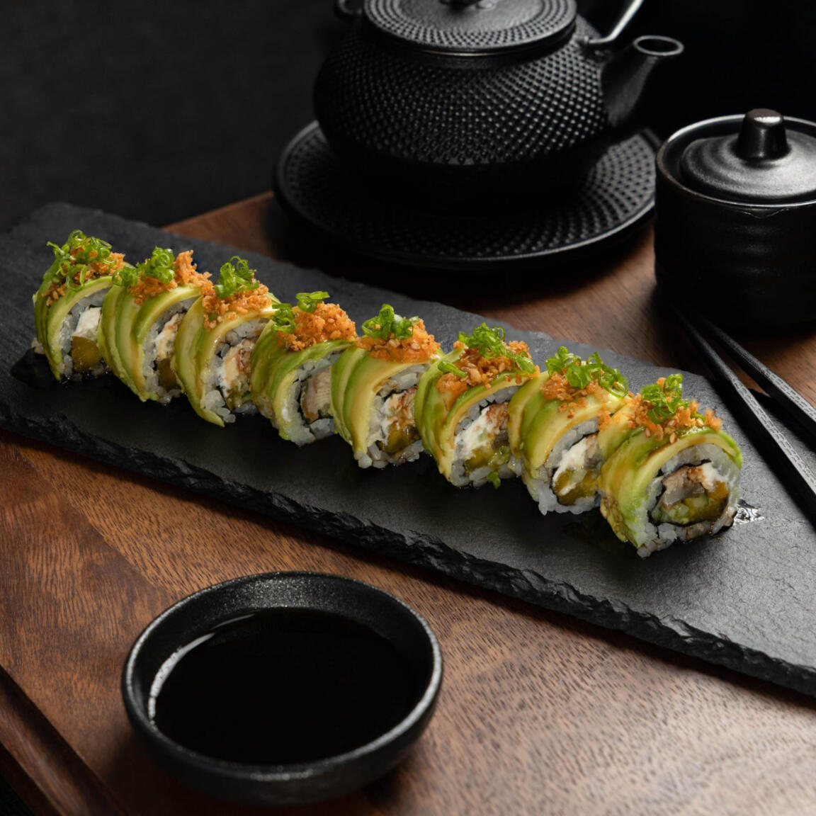 Unagi Mango Cream Cheese Sushi Roll