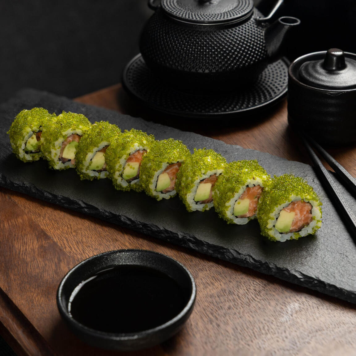 Spicy Salmon Sushi Roll