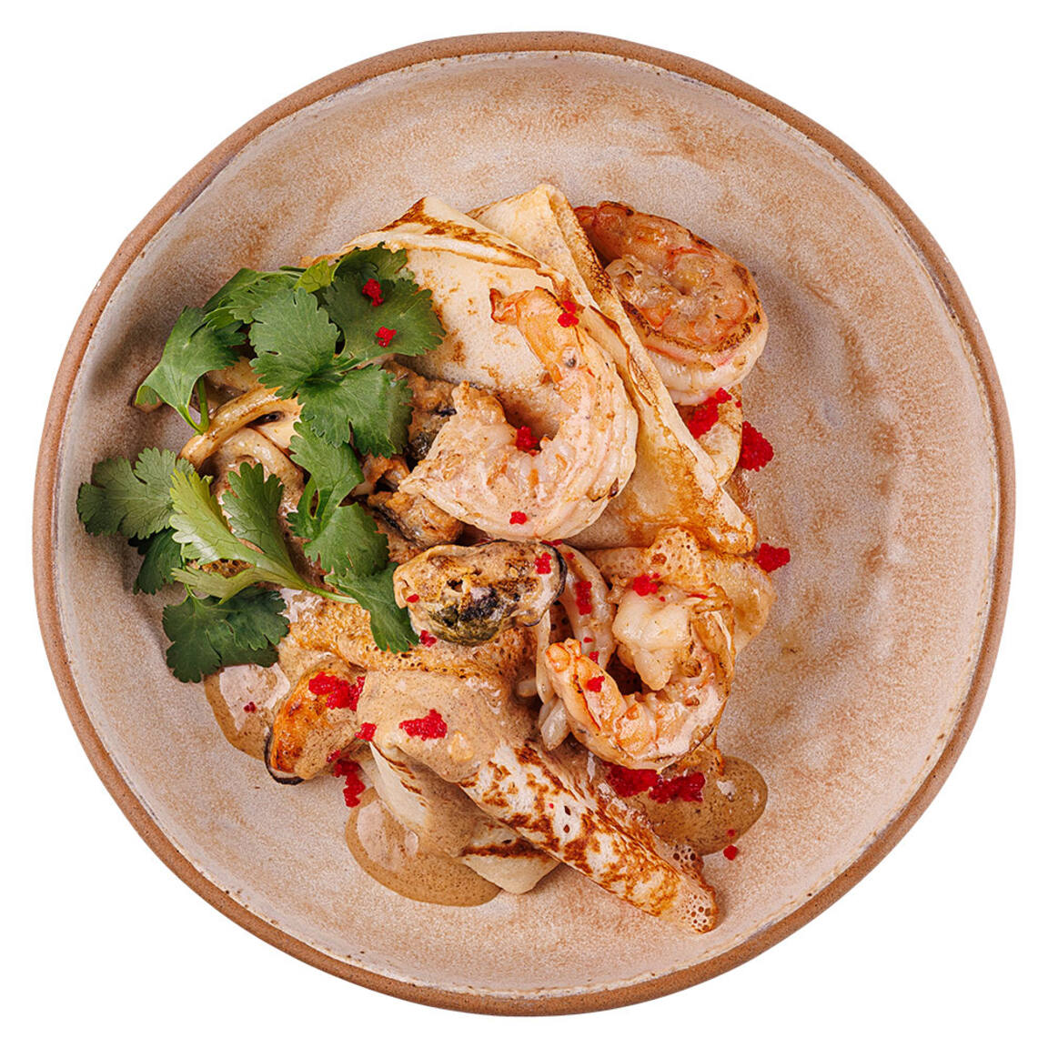 Красивая фотография Блины с морепродуктами Мияги Симферополь