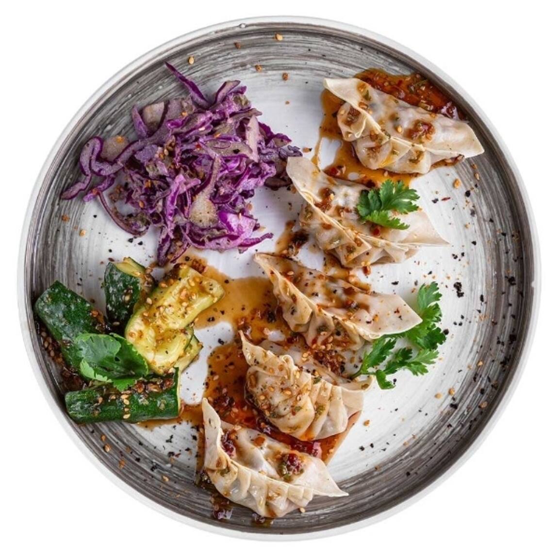 Красивая фотография Гедза с семгой Мияги Симферополь