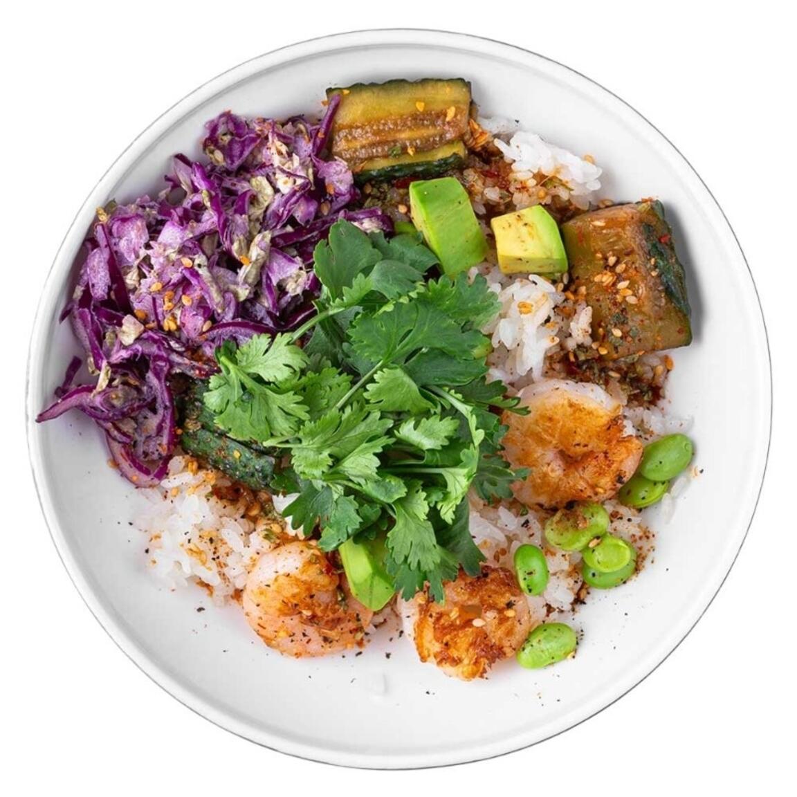 Поке с креветками