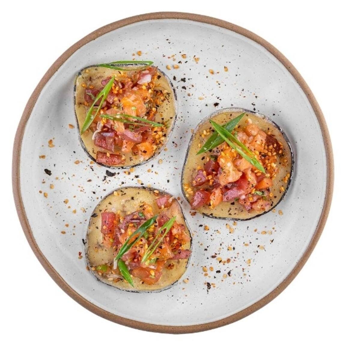 Красивая картинка Тартар из тунца и семги Мияги Севастополь