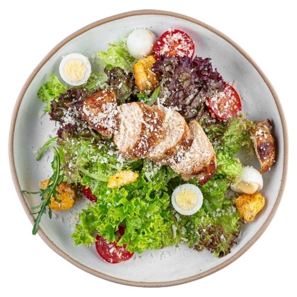 Красивая картинка Салат Цезарь с курицей Мияги Севастополь