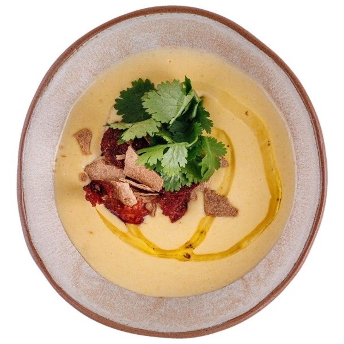 Красивая картинка Суп Кукурузный с пепперони Мияги Ялта