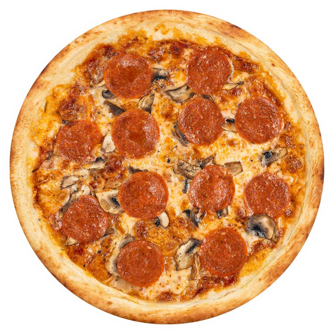 Пицца Пеперони с грибами