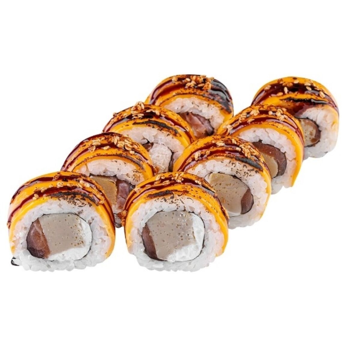 Красивая картинка ролла Чеддер лосось Мияги Севастополь