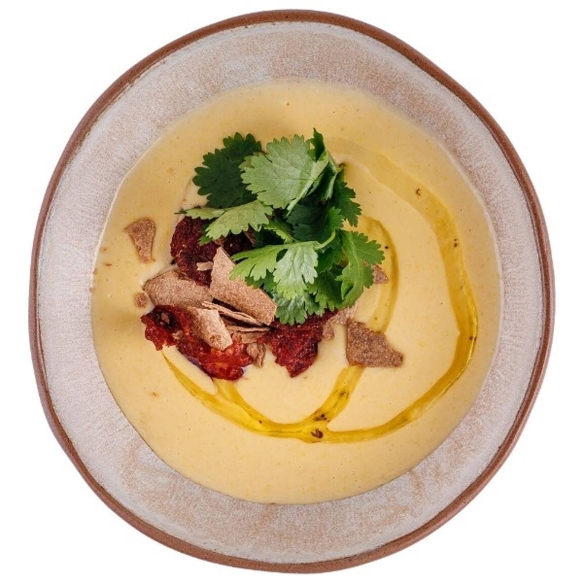 Красивая фотография Суп Кукурузный с пепперони Мияги Симферополь