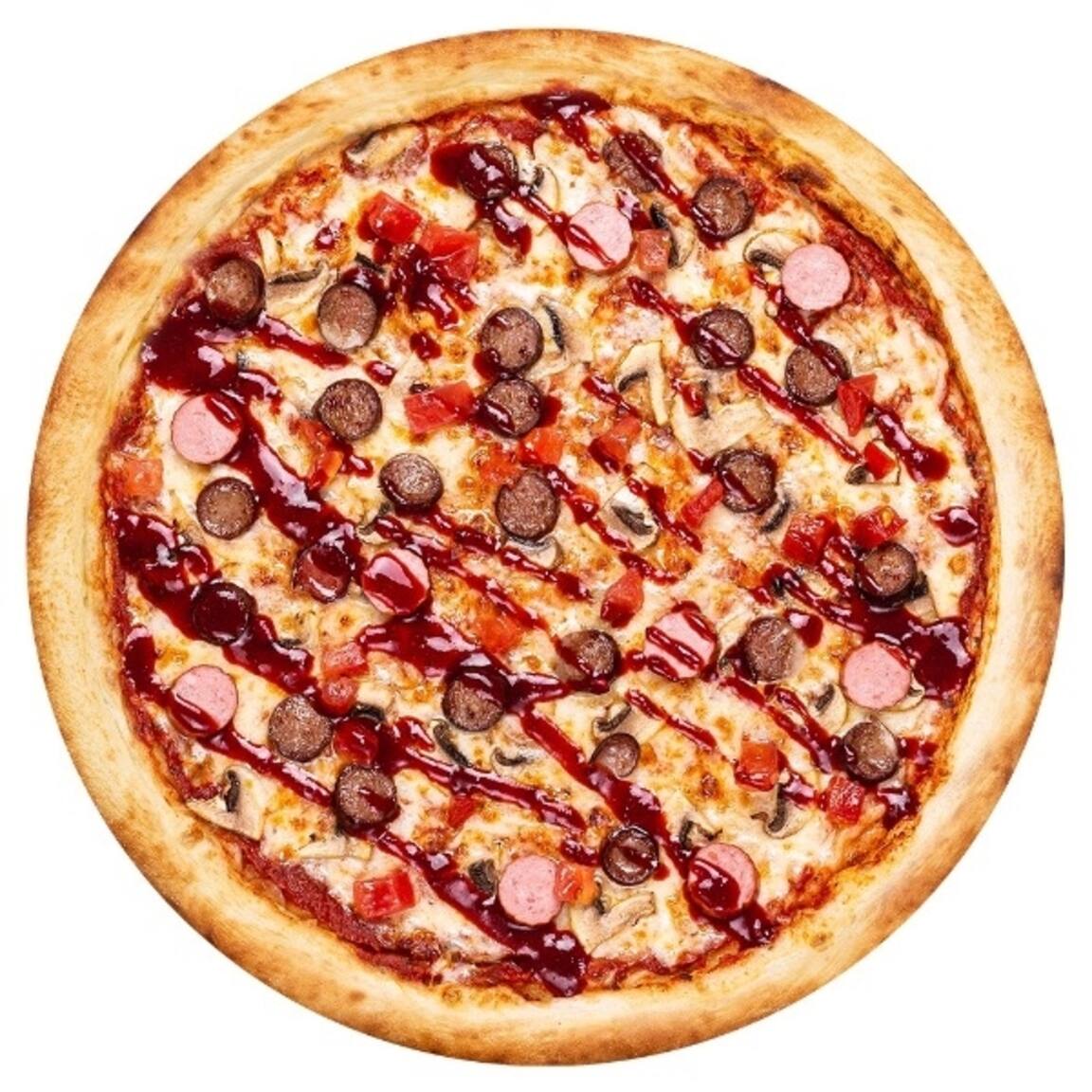 Красивая фотография Пицца BBQ Мияги Симферополь