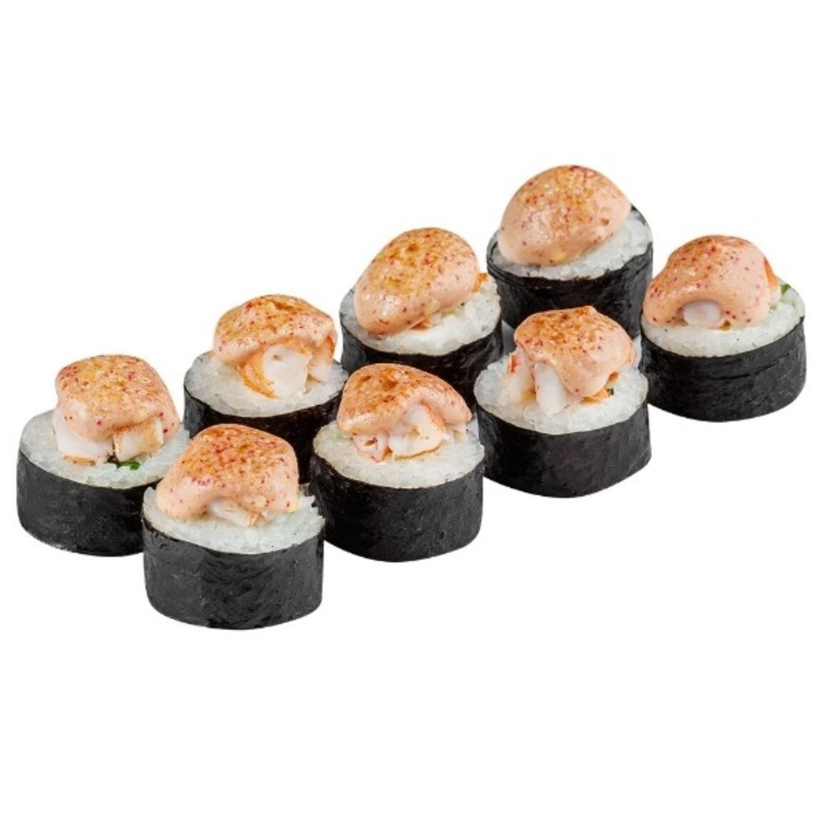 Запеченный с креветками