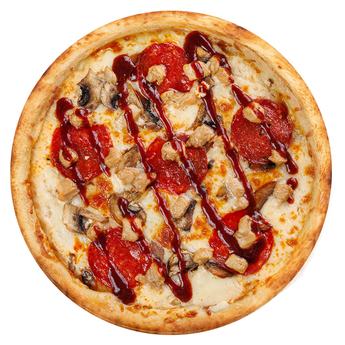 Красивая картинка Пицца Цыпленок BBQ Мияги Севастополь