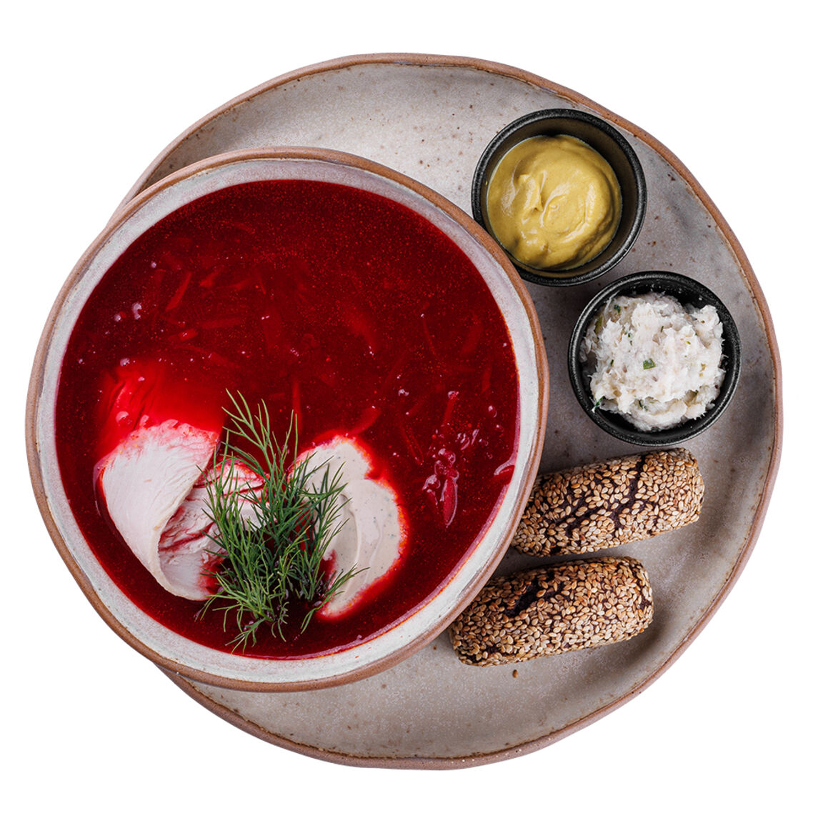 Красивая фотография Борщ с индейкой Мияги Ялта