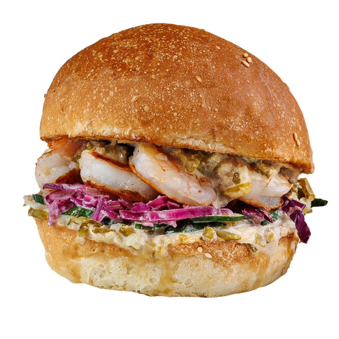 Красивая картинка Бургер с креветками Мияги Севастополь