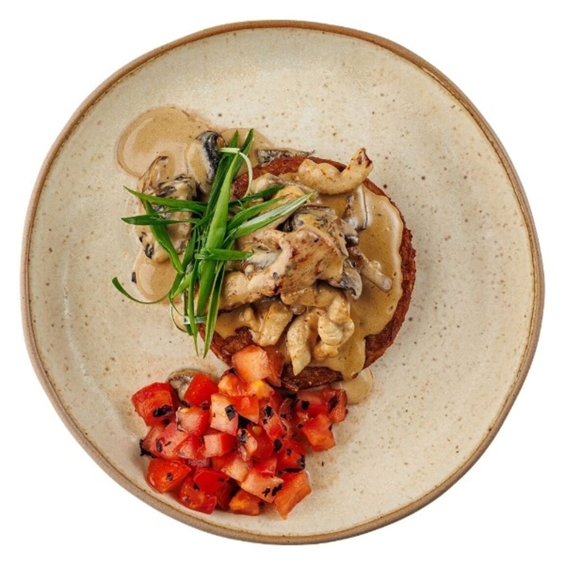 Красивая картинка Драники с курицей м грибами Мияги Севастополь