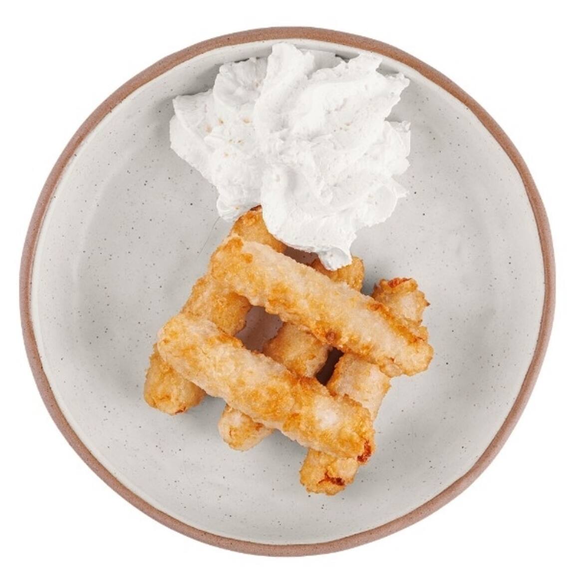 Красивая картинка Сырные палочки со взбитыми сливками Мияги Севастополь