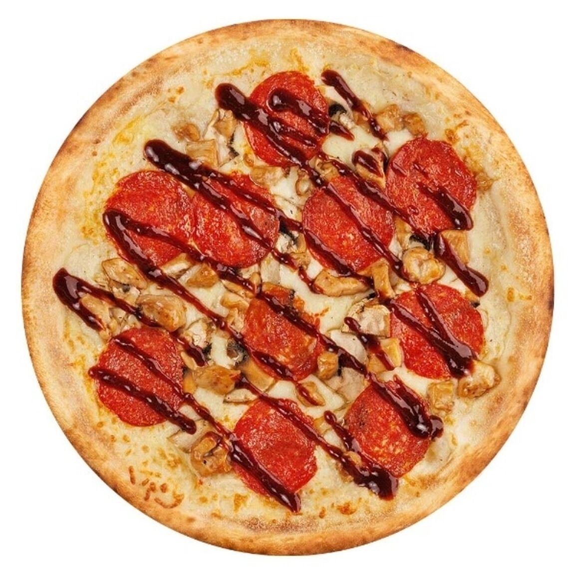 Красивая картинка Пицца Цыпленок BBQ Мияги Севастополь