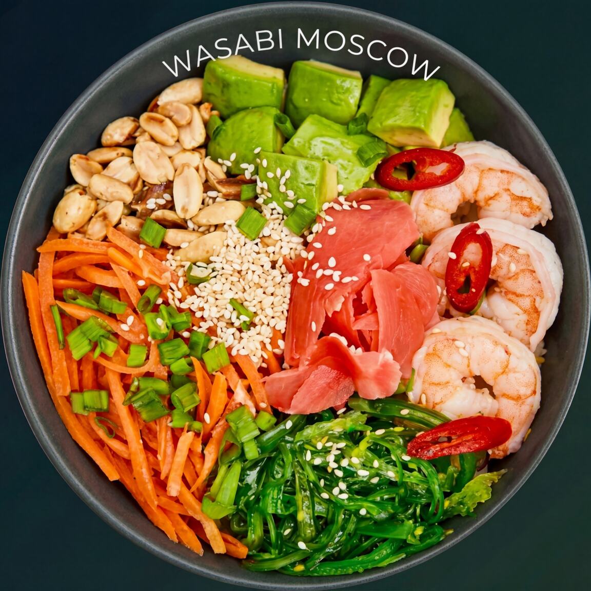 Поке с креветками