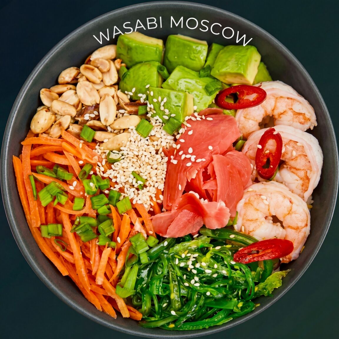 Поке с креветками