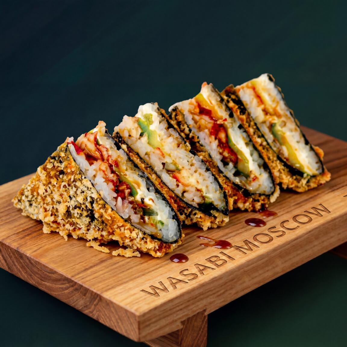 Сэндвич с креветкой (ролл) 4шт.