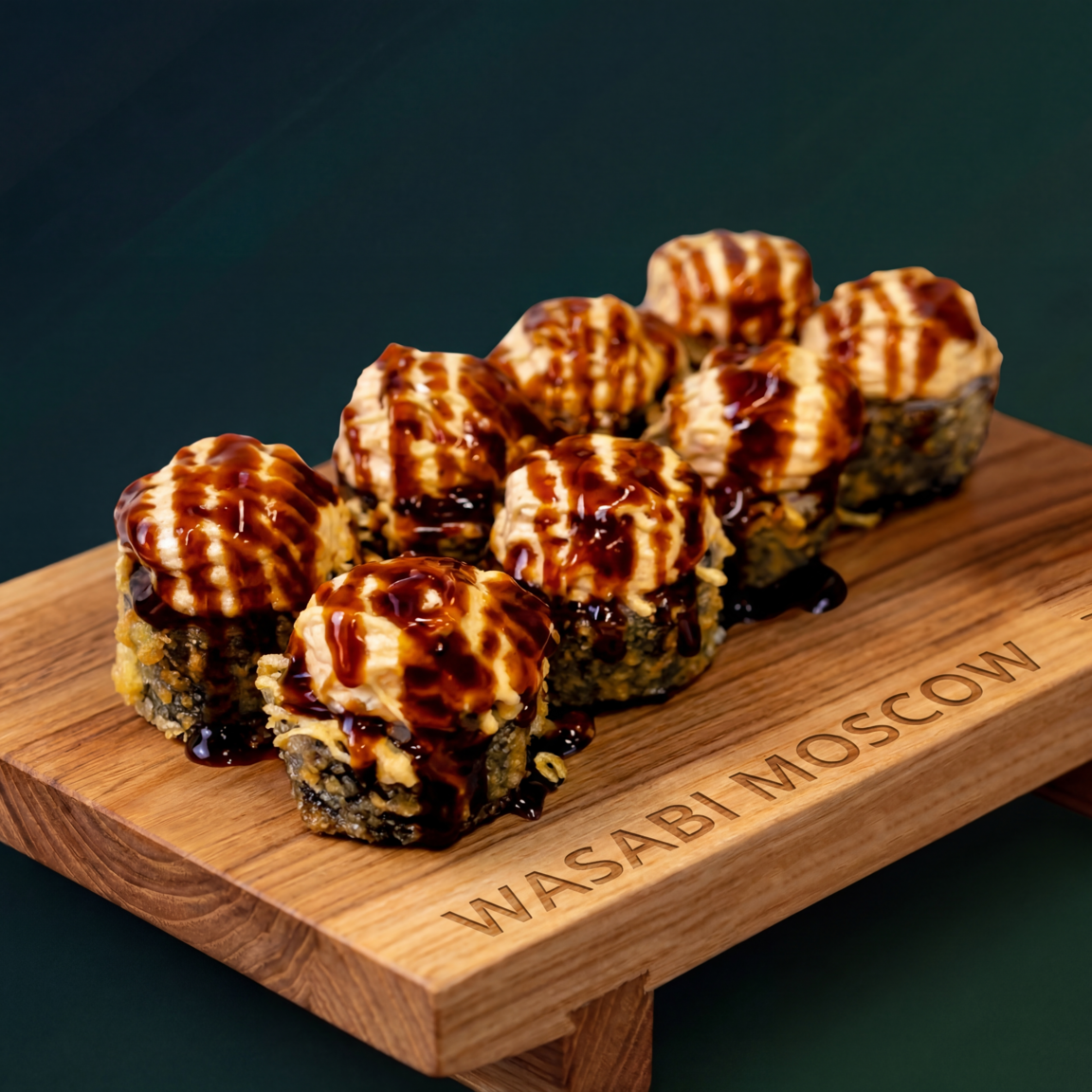 Горячий лосось 8шт.