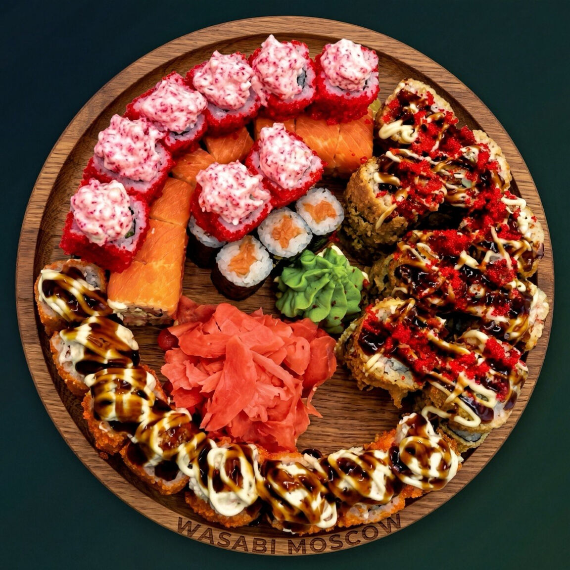 Торт из роллов МААС (54шт)