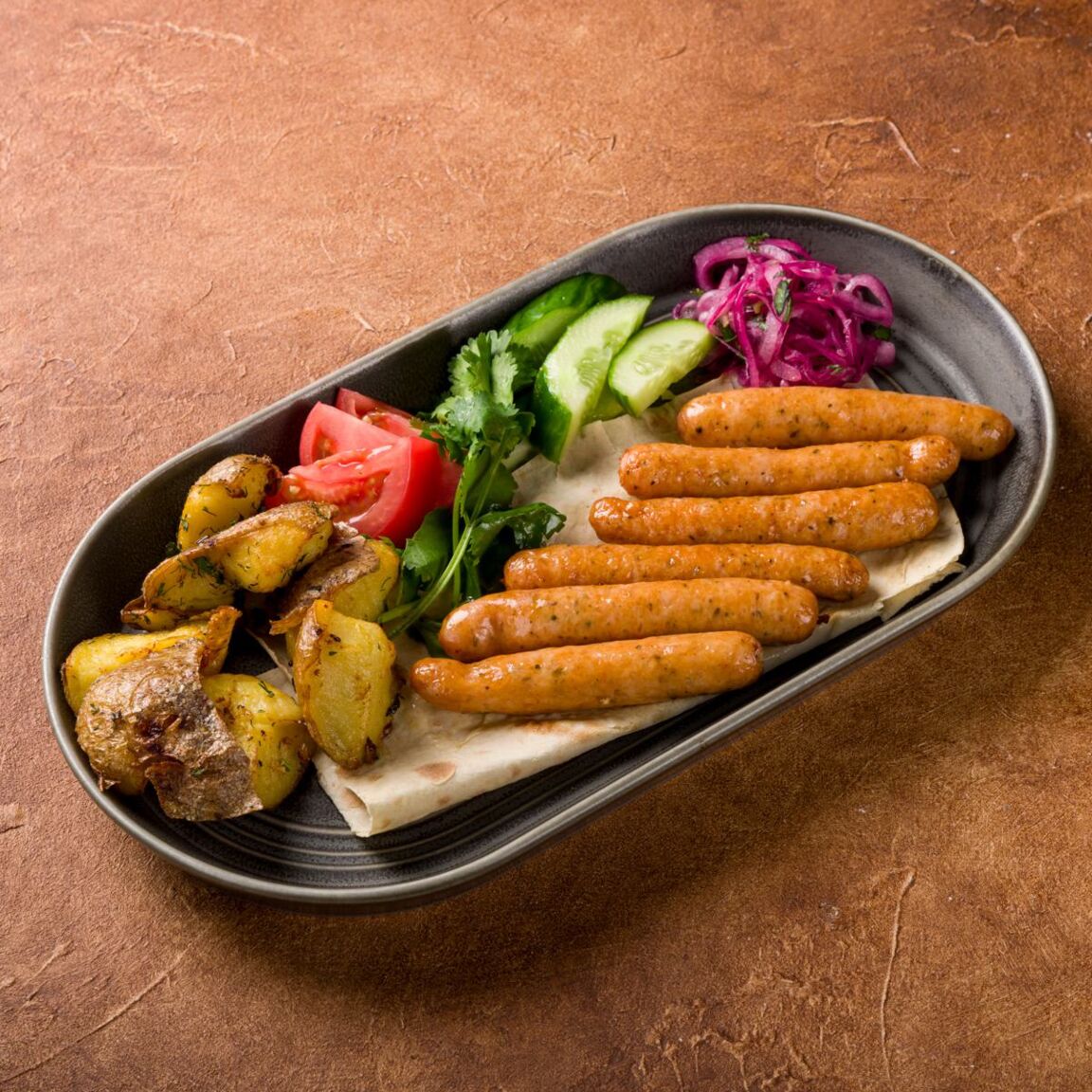 Колбаски на гриле куриные
